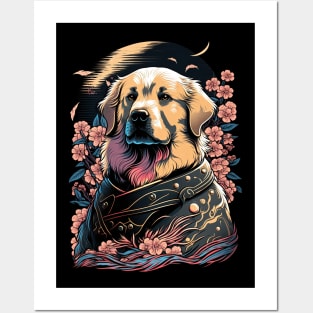 Golden retriever Posters and Art